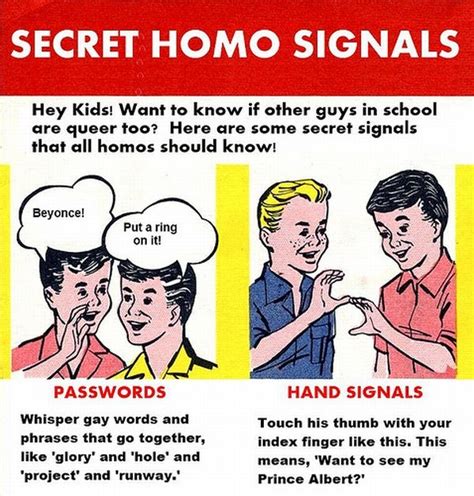 cruising hetero|gay sex signals.